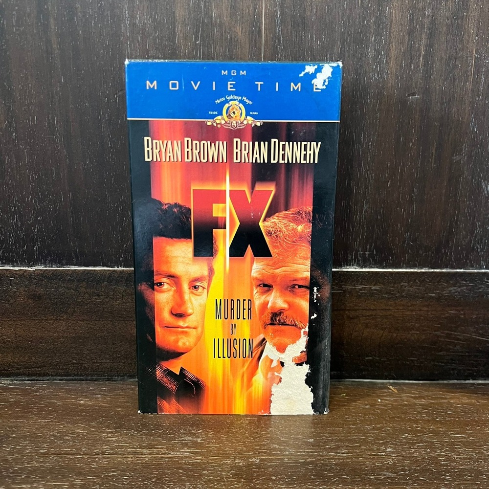 FX Murder by Illusion VHS 1986 Bryan Brown Brian Dennehy MGM Movie Time